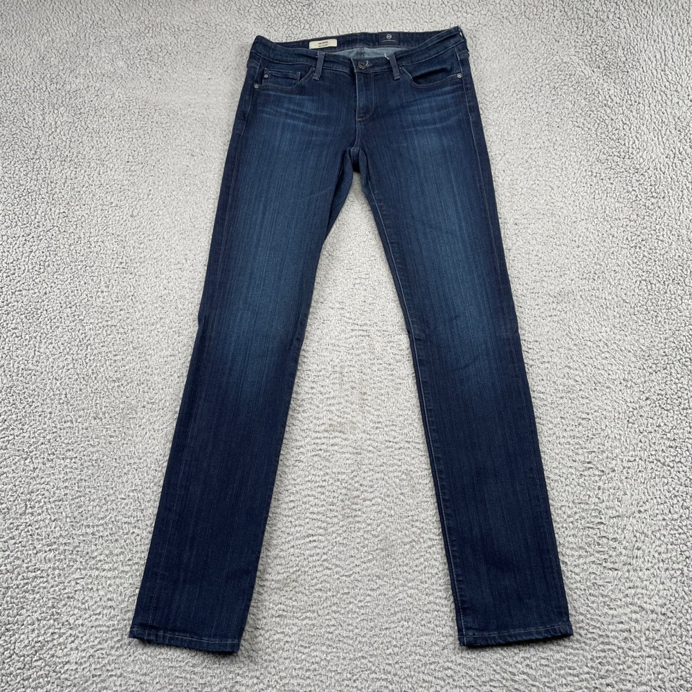 AG Adriano Goldschmied Jeans Womens 28R Blue The Stevie Slim Straight Stretch